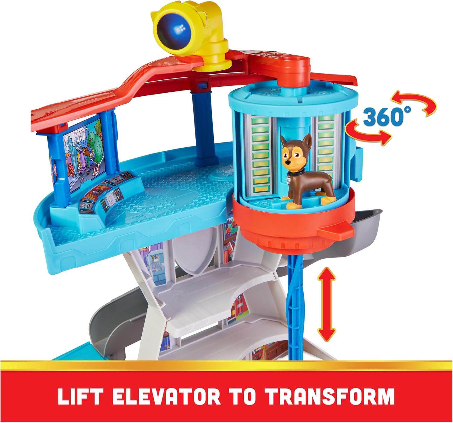 Paw Patrol Juego de torre de vigilancia con lanzador de autos 