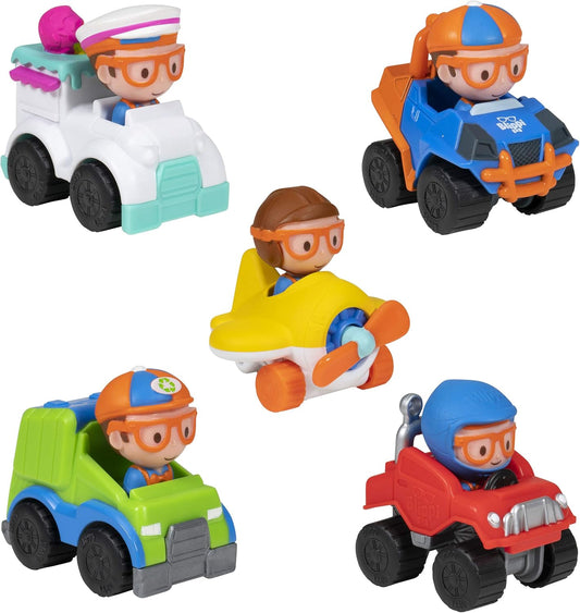 Blippi Mini móviles, paquete de 5 mini vehículos