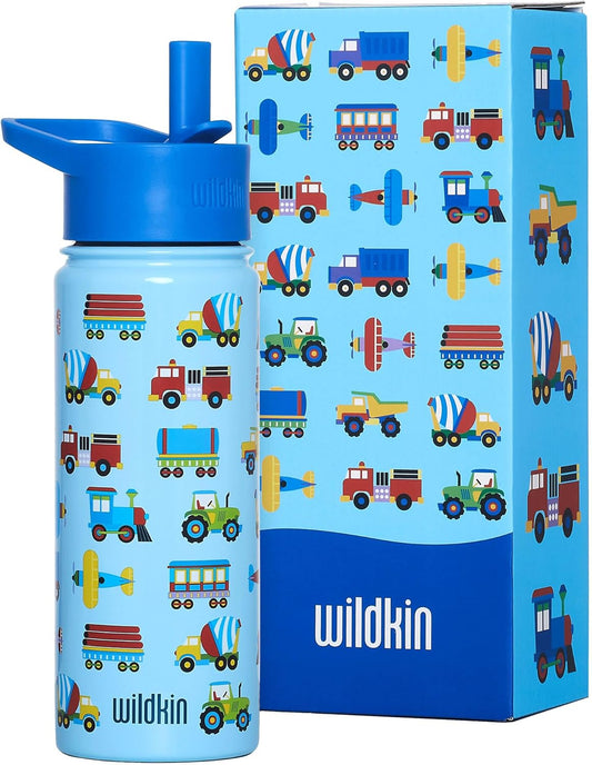 Wildkin Botella de agua de acero inoxidable 18 onzas