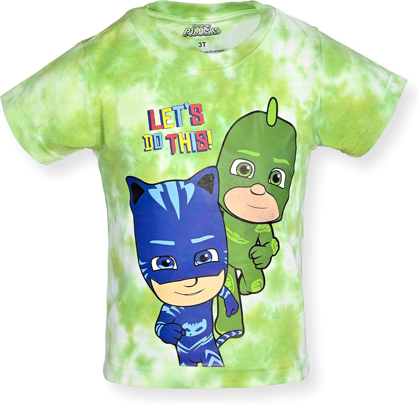  Paquete de 3 camisetas geniales y modernas de PJ Masks 