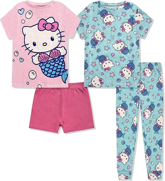Hello Kitty Conjunto de pijama de 4 piezas