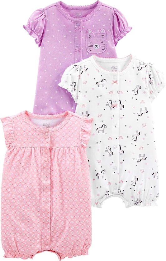 Simple Joys by Carter's - Paquete de 3 mamelucos