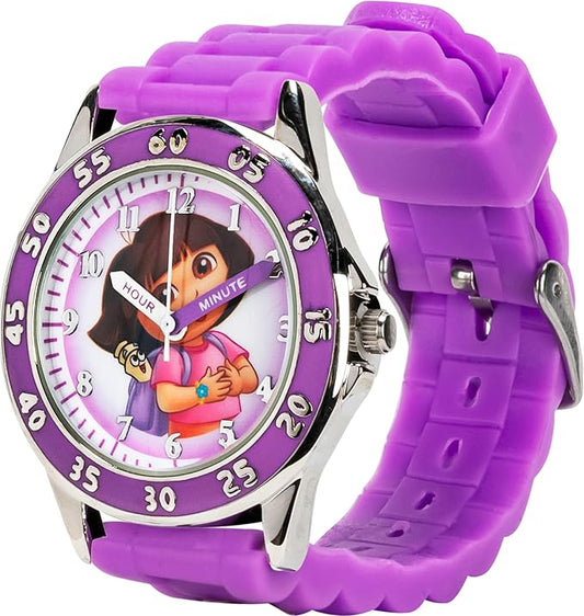 Dora the Explorer by Nickelodeon - Reloj analógico de cuarzo