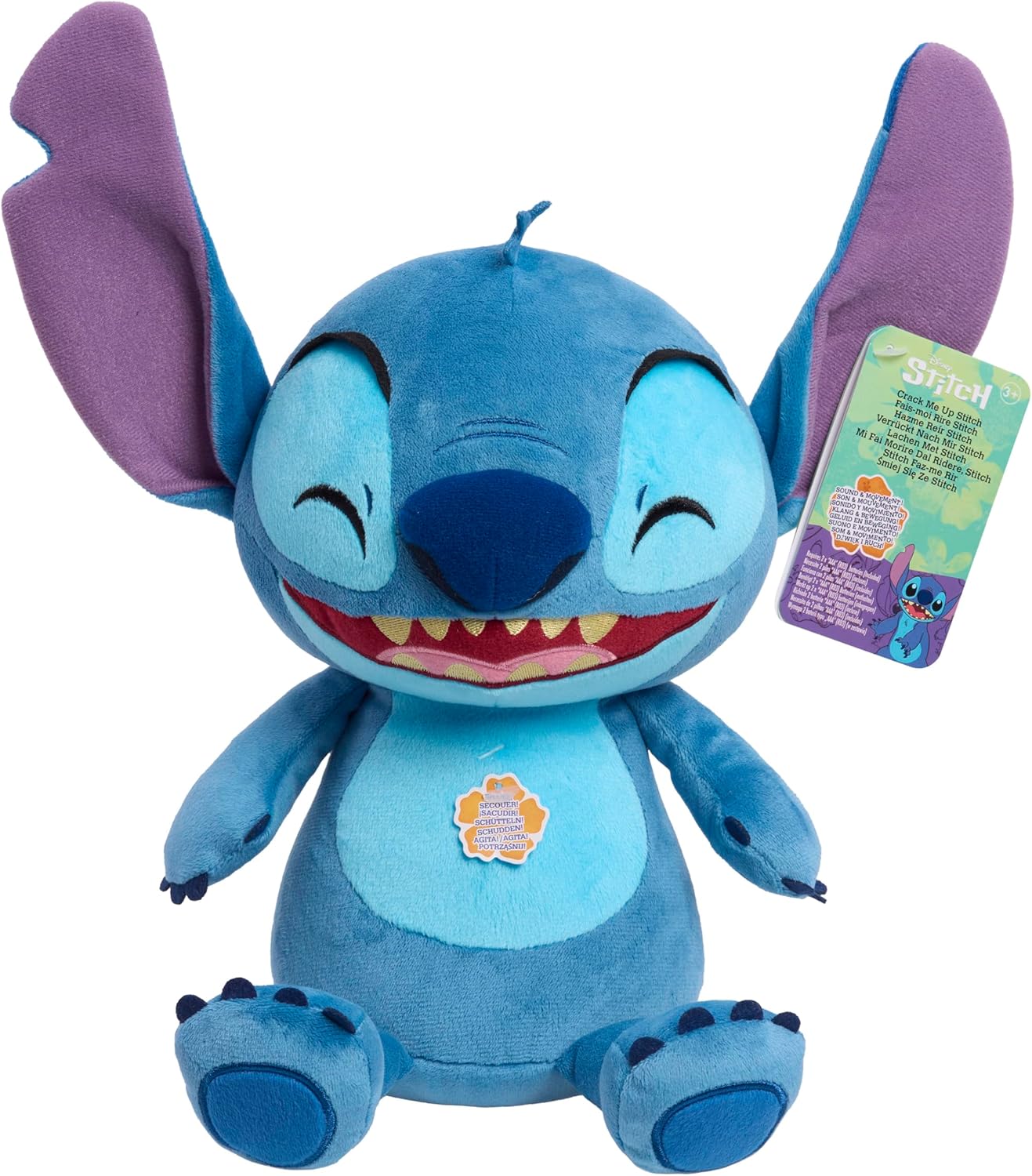 Stitch - Peluche de 11 pulgadas con sonidos y movimiento