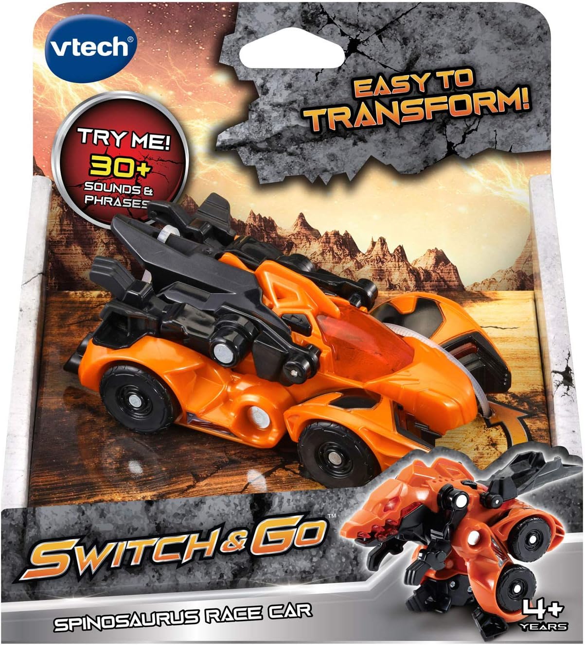 VTech Coche de carreras Spinosaurus
