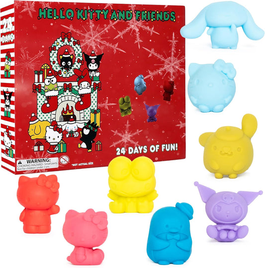 Hello Kitty Calendario de Adviento Juguetes esponjosos de silicona Mochi