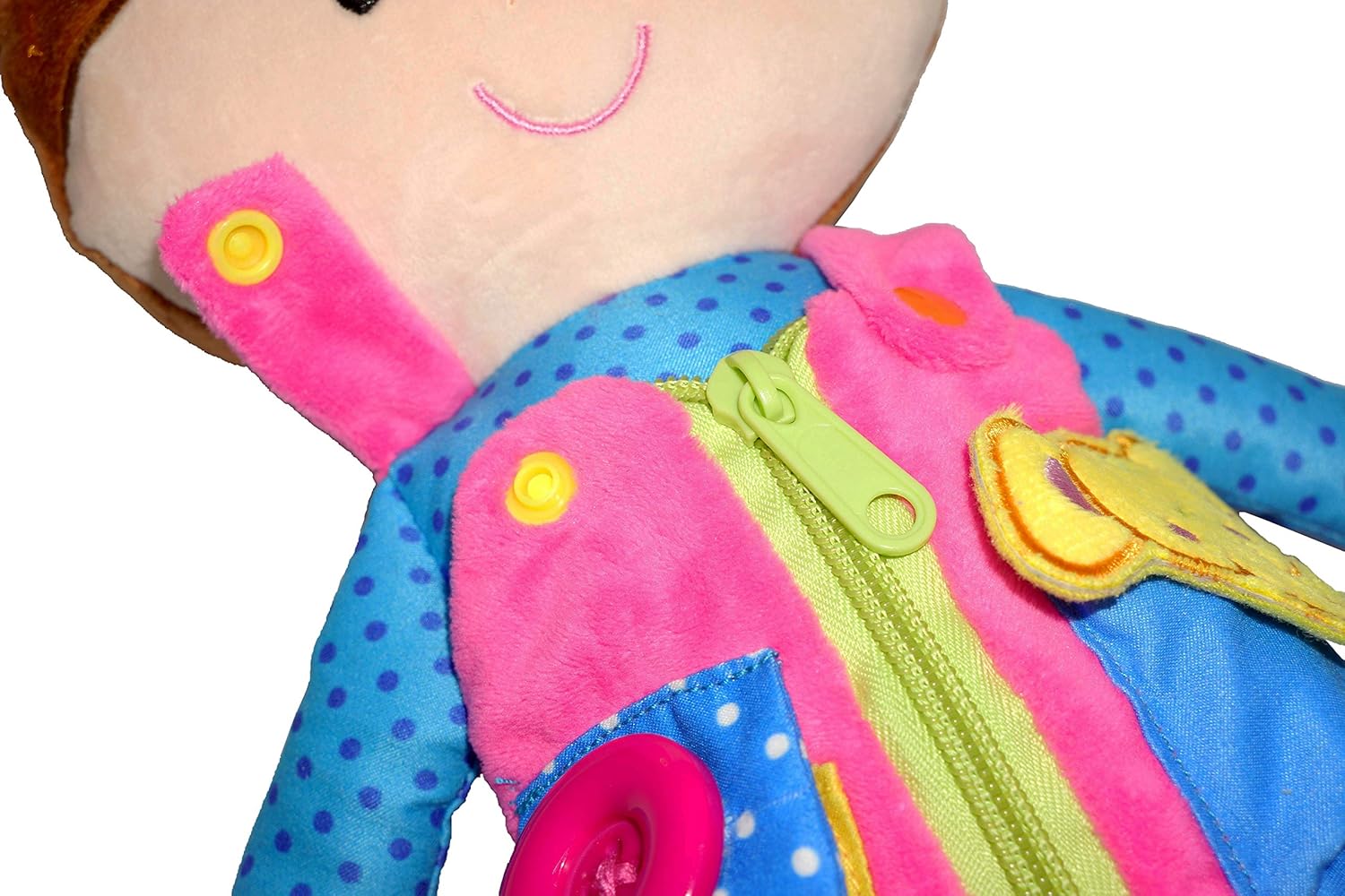 muñeca de peluche educativa 