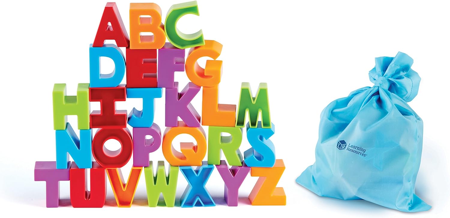 Letter Blocks, Fine Motor Toy, Abcs, Letter Recognition, Alphabet, 36 Pieces, Ages 2+