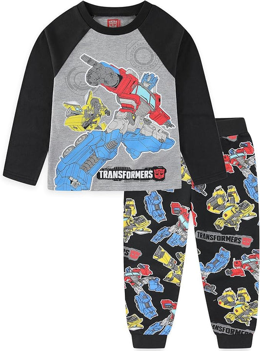 Transformers Optimus Prime Bumblebee - Conjunto de camisa de manga larga y pantalones