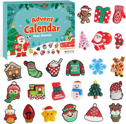 Calendario de Adviento dijes para zapatos
