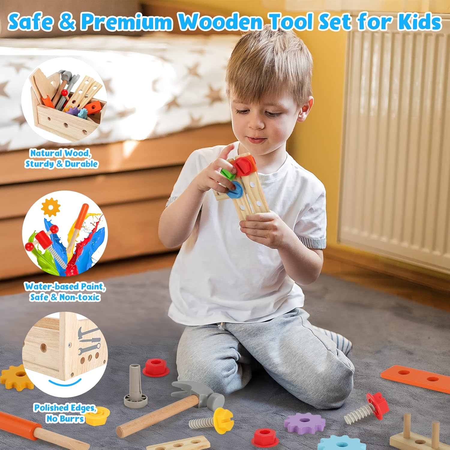 Juego de herramientas Montessori 