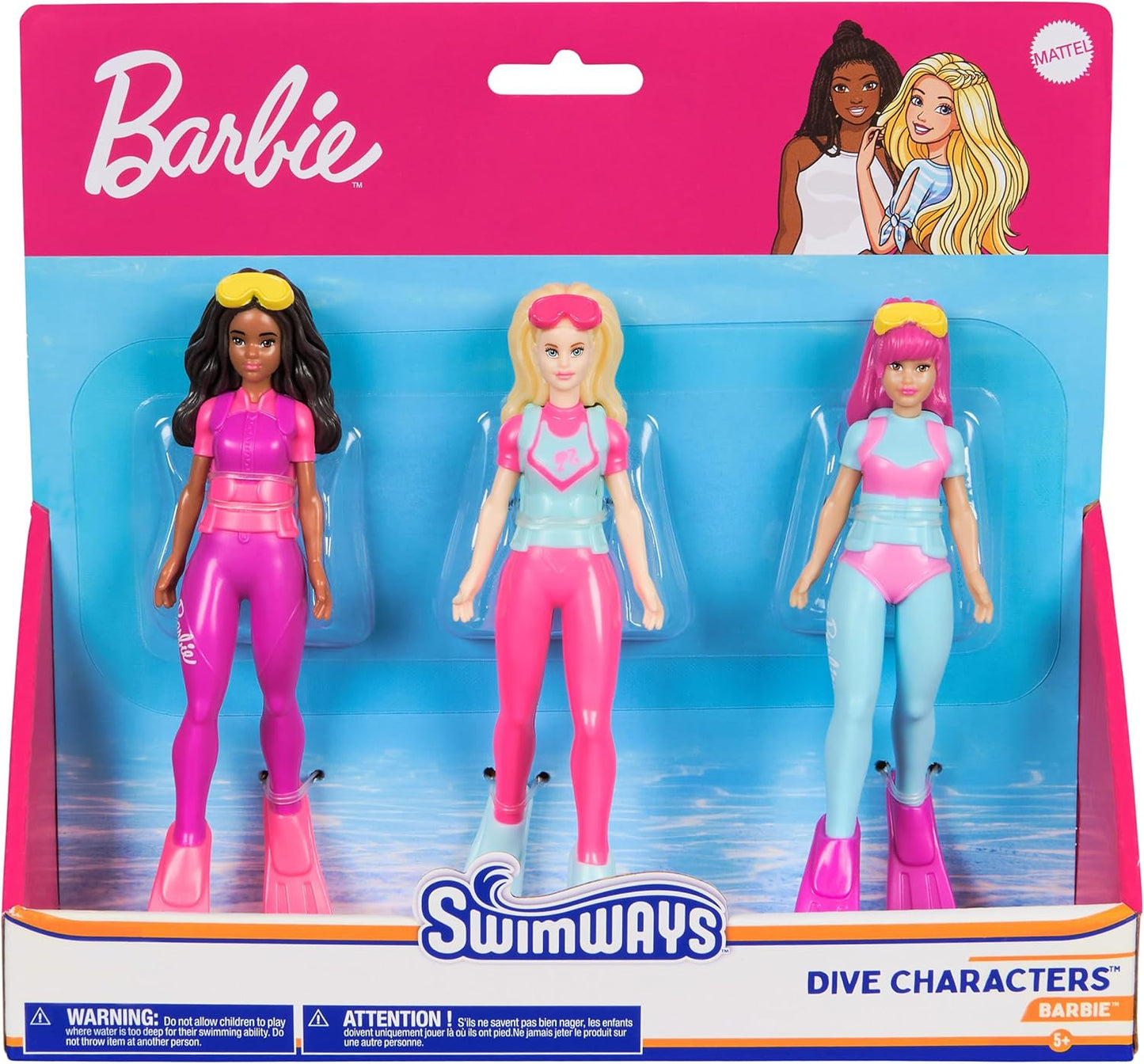 Paquete de 3 personajes de buceo