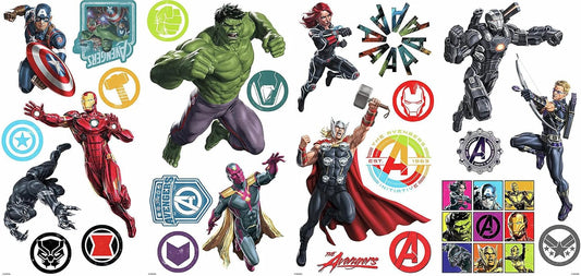 Avengers - Calcomanías de pared para despegar y pegar