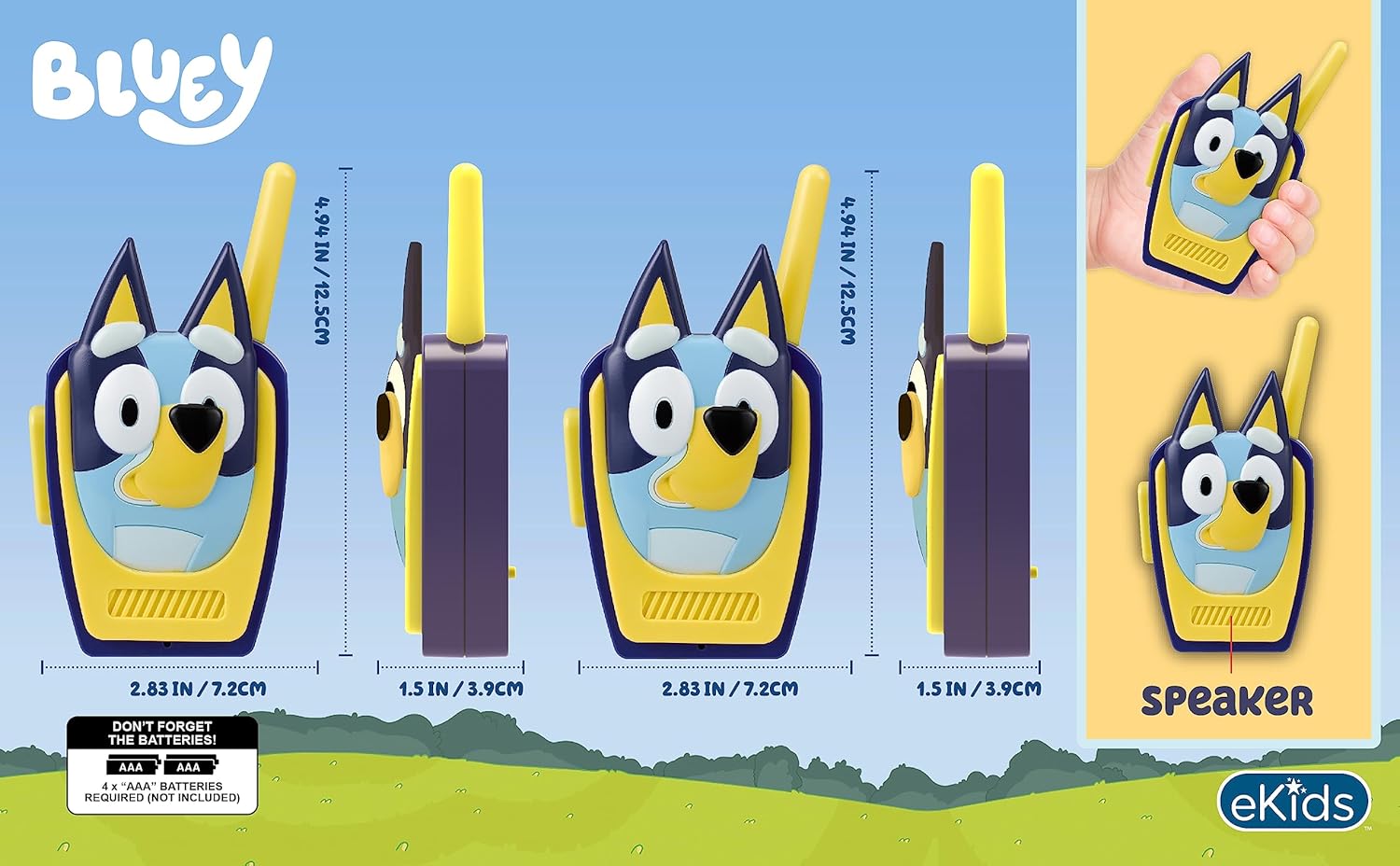 Bluey Toy Walkie Talkies