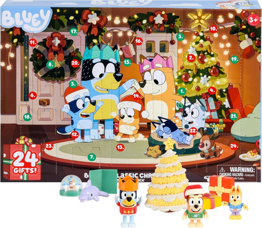 Bluey calendario de Adviento.