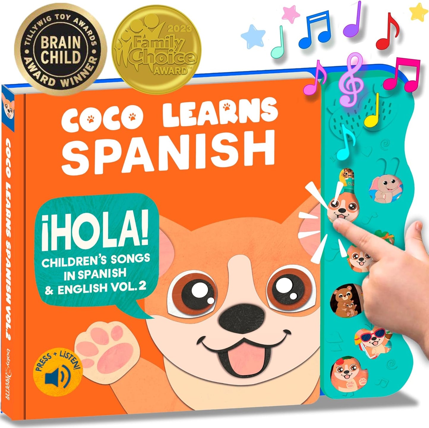 Coco Learns Spanish Vol. 2 | Libros musicales