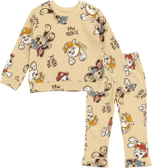 Paw Patrol Conjunto de sudadera de punto gofre y pantalones deportivos