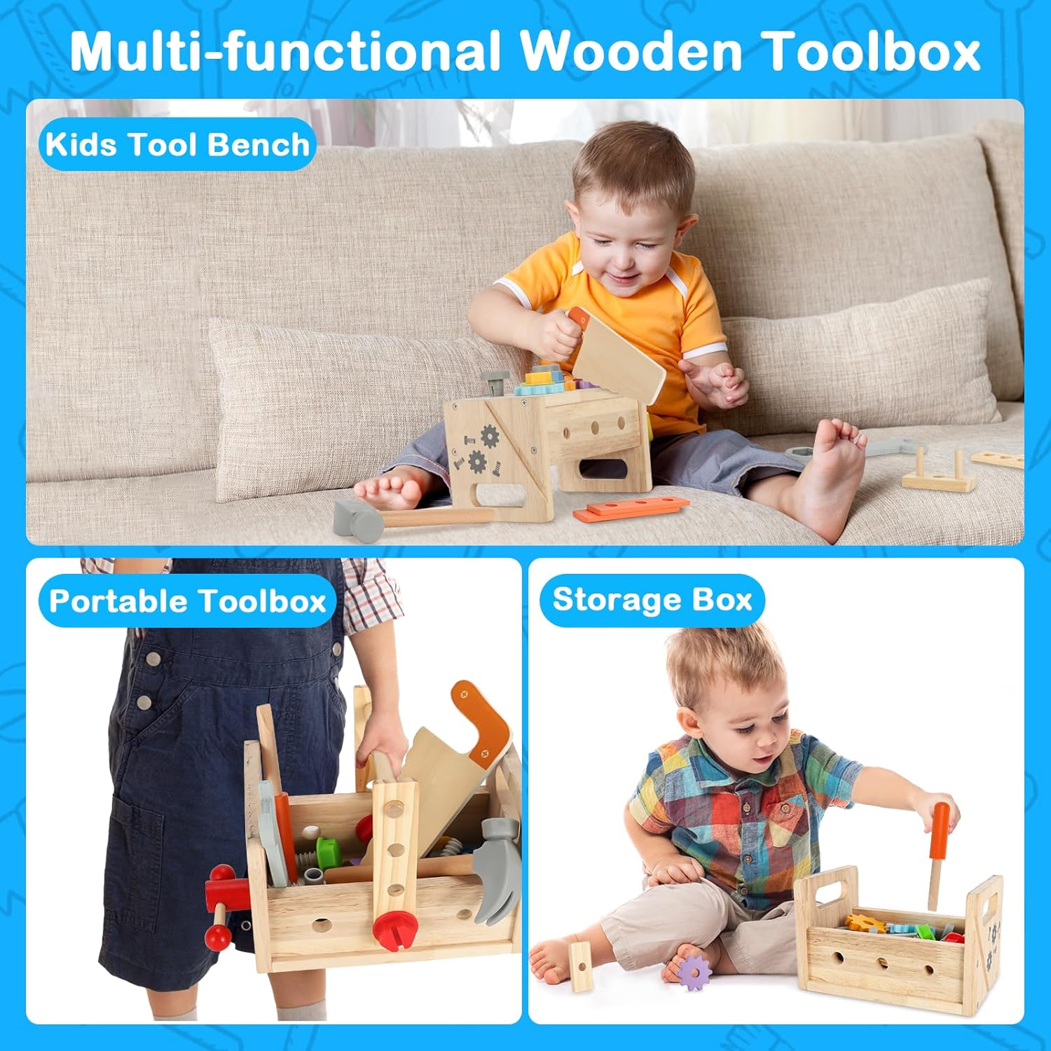 Juego de herramientas Montessori 