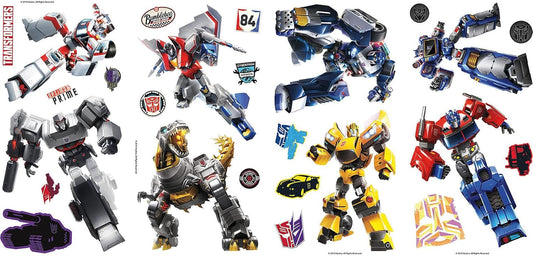 Transformers - Calcomanías de pared para despegar y pegar
