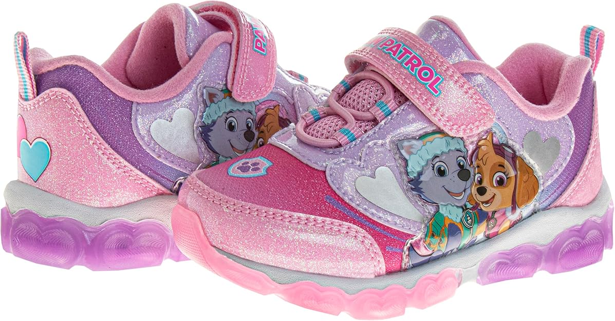 Nickelodeon Zapatos sin cordones con luz de Paw Patrol
