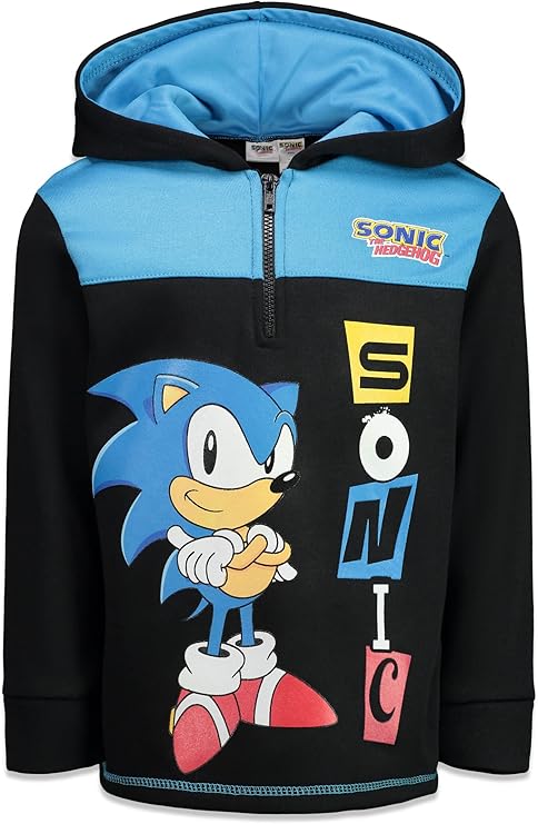 SEGA Sonic the Hedgehog - Sudadera de forro polar