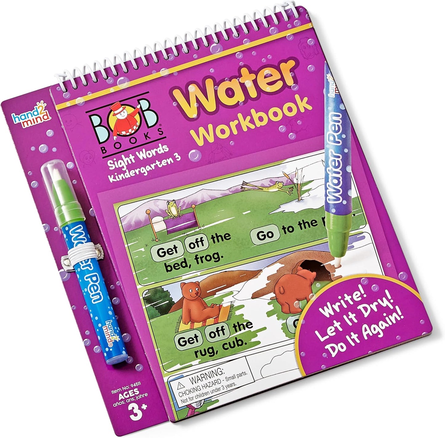 hand2mind Bob Books - Libro de ejercicios de agua