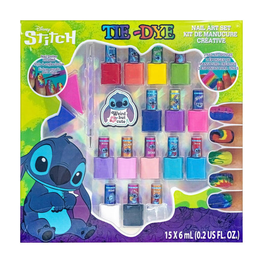 Disney Stitch esmalte de uñas, cepillo de uñas y limas de uñas