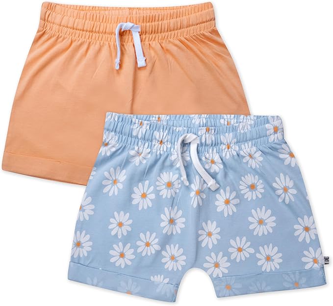Pantalón corto con puños HonestBaby 100 % algodón orgánico