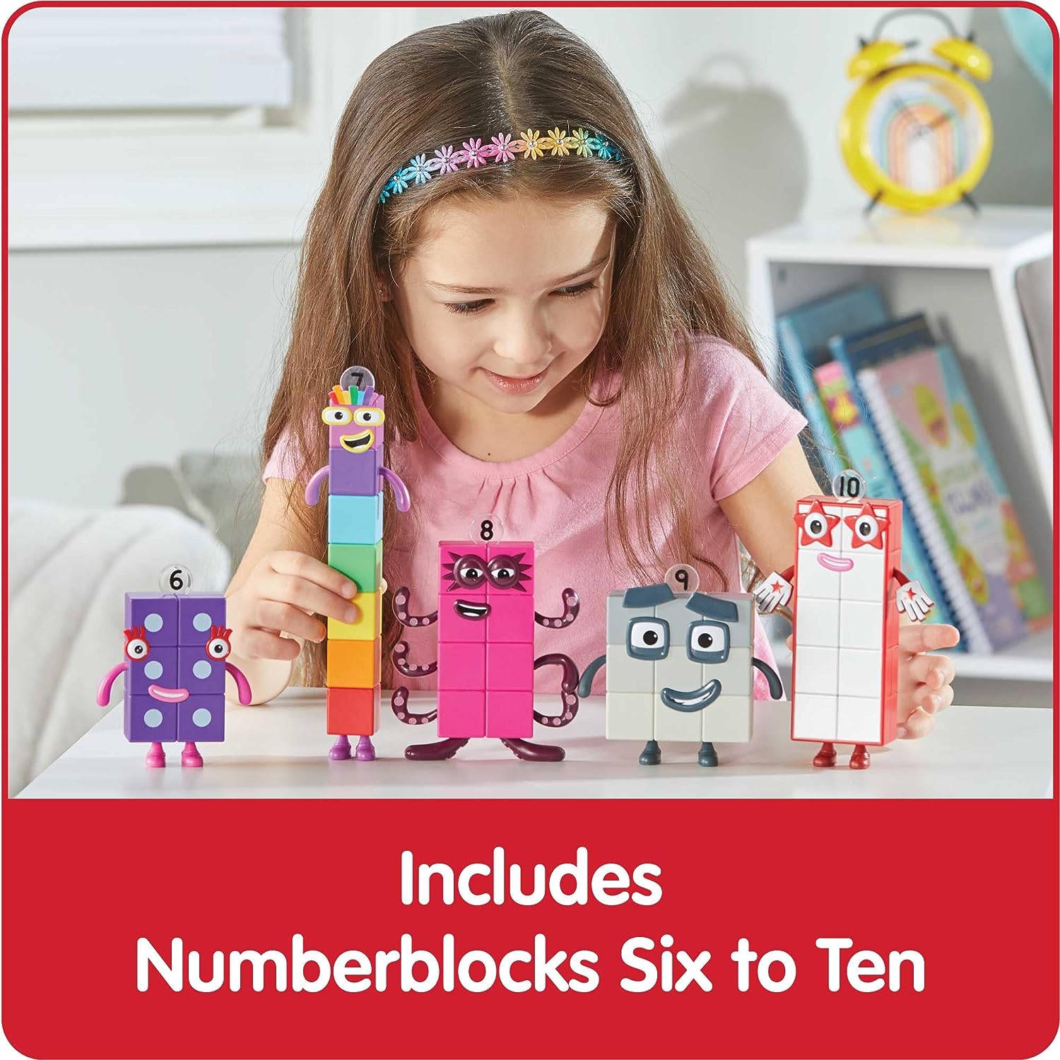 Numberblocks Friends - Figuras de seis a diez