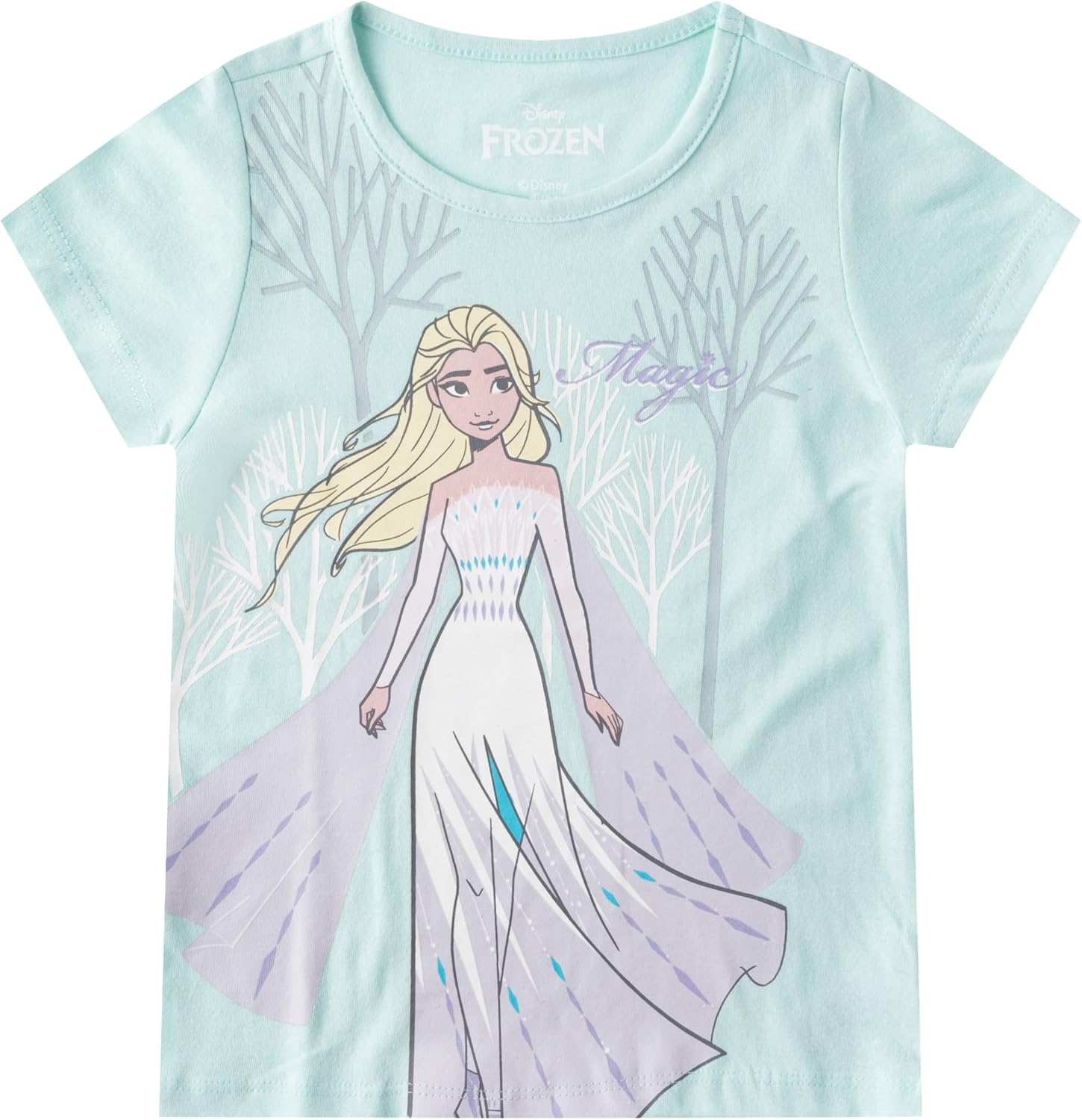 Disney Frozen Elsa and Anna - Camiseta de manga corta