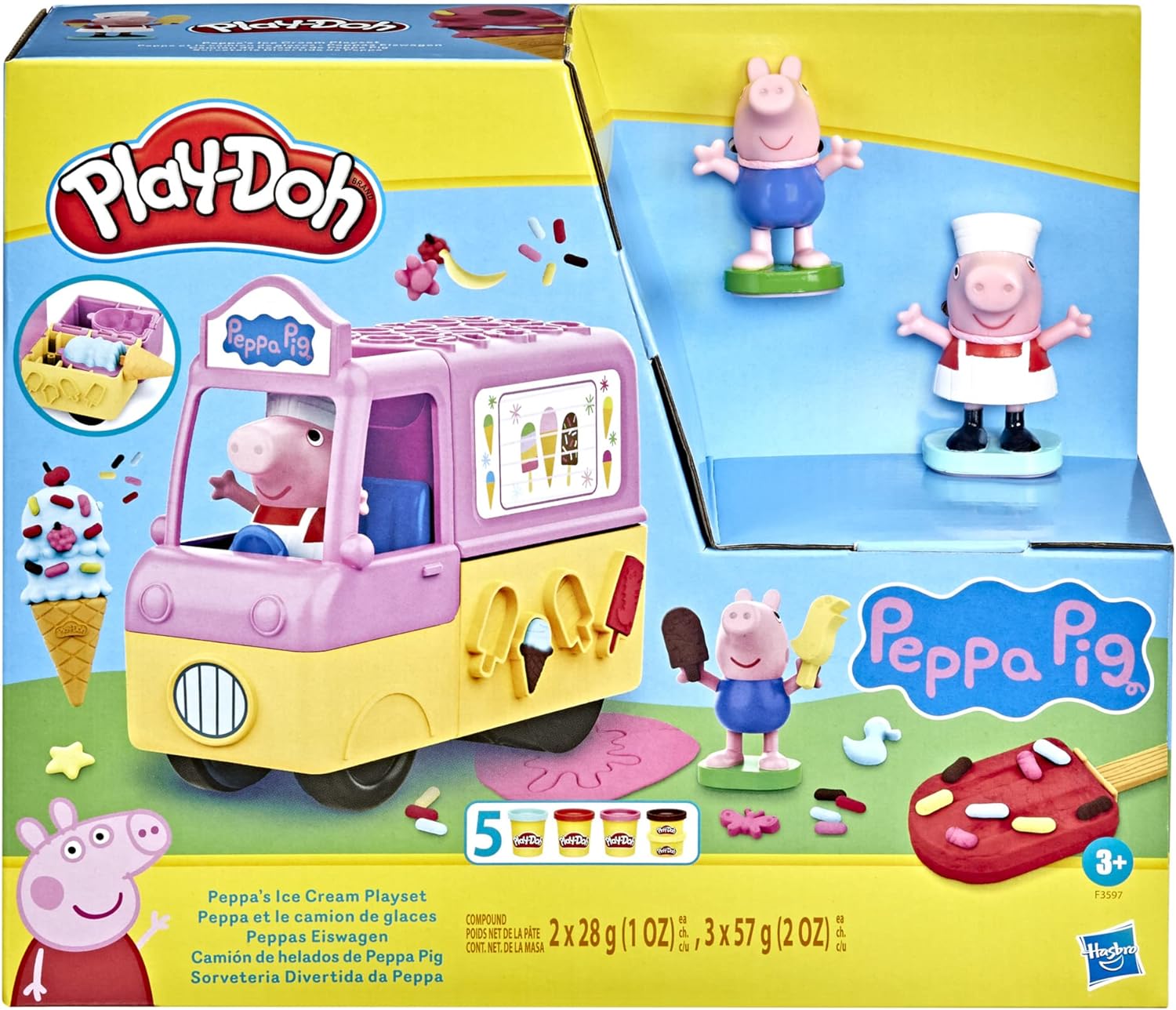 Play-Doh Peppa's - Juego de helado 