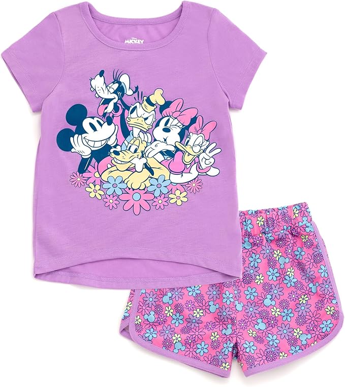 Disney Conjunto de camiseta y pantalones cortos