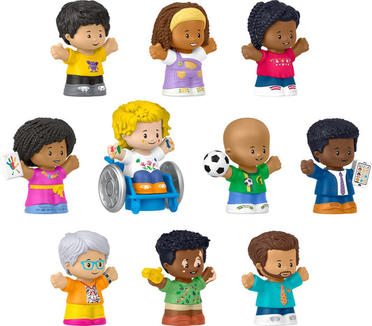 Fisher-Price Little People - Juego de 10 figuras para el aula