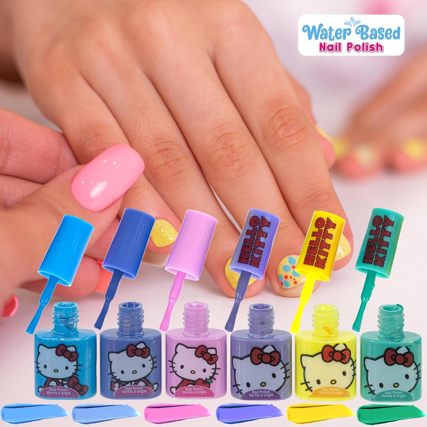 Hello Kitty - Juego de esmaltes de uñas