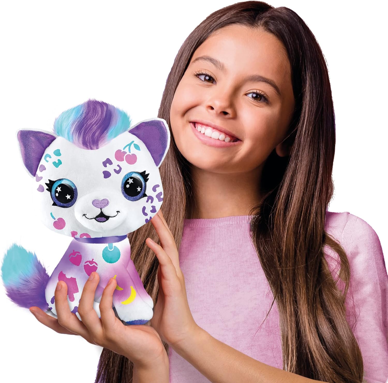 Canal Toys Personaliza el gatito grande de peluche con aerógrafo. Decora, lava, repite. 