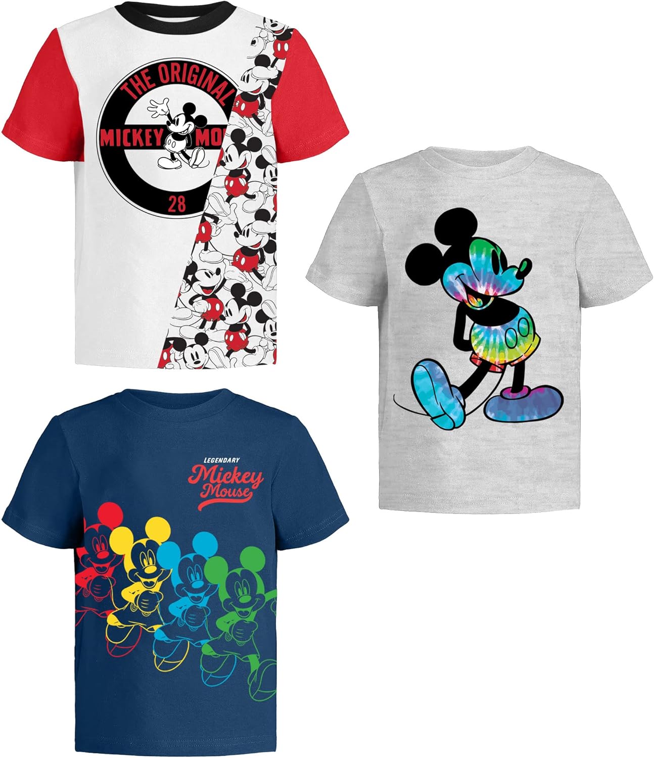 Mickey Mouse T-Shirt (Sets) Donald Duck Goofy Pluto Graphic Fantasia Outfit Tee Baby/Toddlers Birthday to Kids Clothes