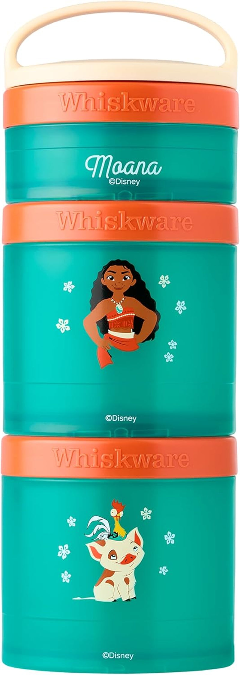 Whiskware Disney Princess - Recipientes apilables para aperitivos