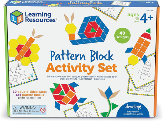Learning Resources Tarjetas de diseño de bloques de patrones