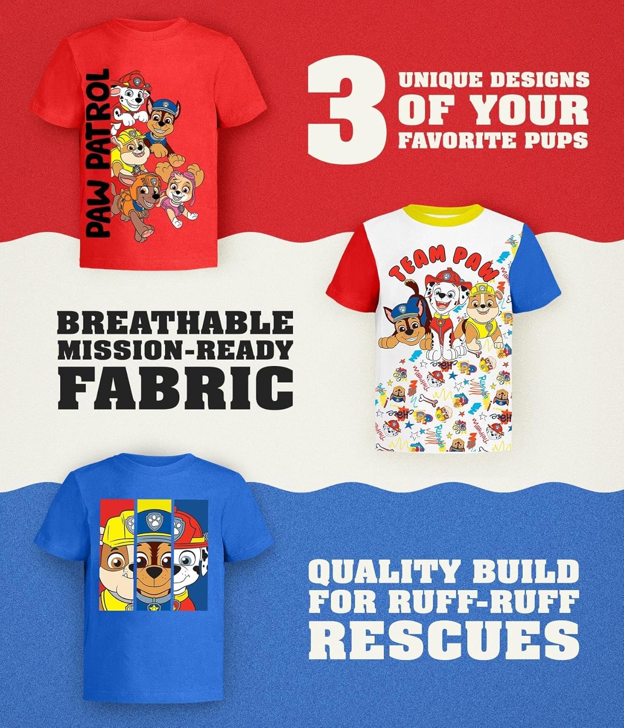 Camiseta gráfica de Paw Patrol