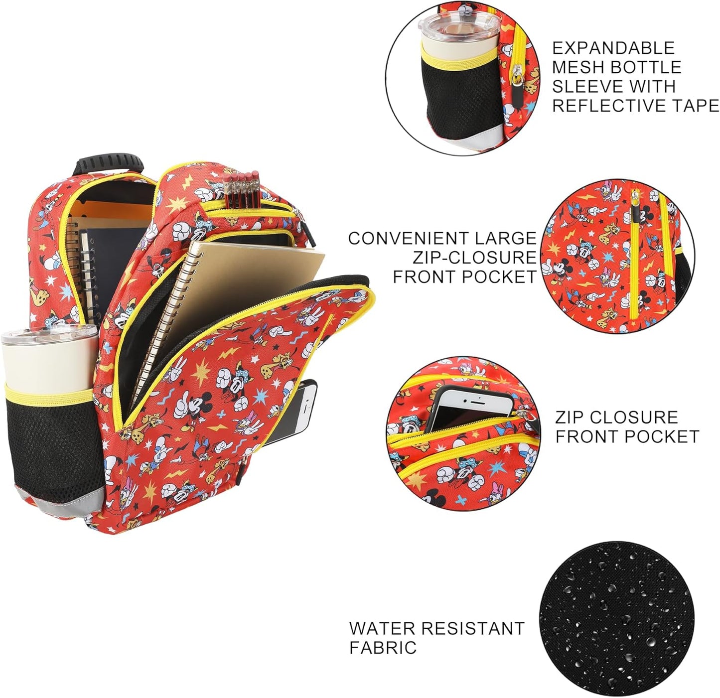 Juego combinado de mochila+lonchera / 14 pulgadas alto