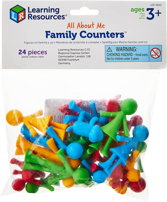 Learning Resources Contadores con forma de Familia