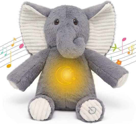 Peluche que respira, con control y temporizador