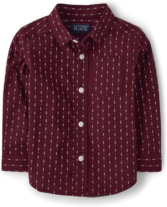 The Children's Place Camisa de manga larga con botones
