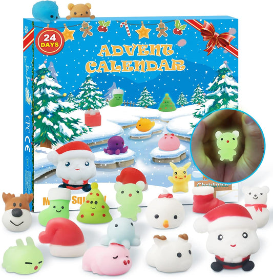 Calendario de Adviento juguetes Kawaii
