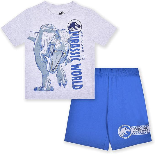 Jurassic Park Conjunto universal de camiseta y pantalones cortos