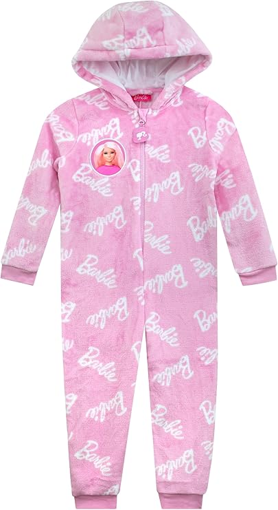 Barbie Mameluco para niñas | Pijama de forro polar