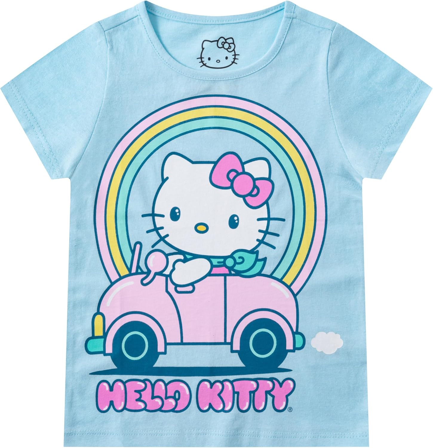 Hello Kitty Sanrio - Paquete de 3 camisetas de manga corta