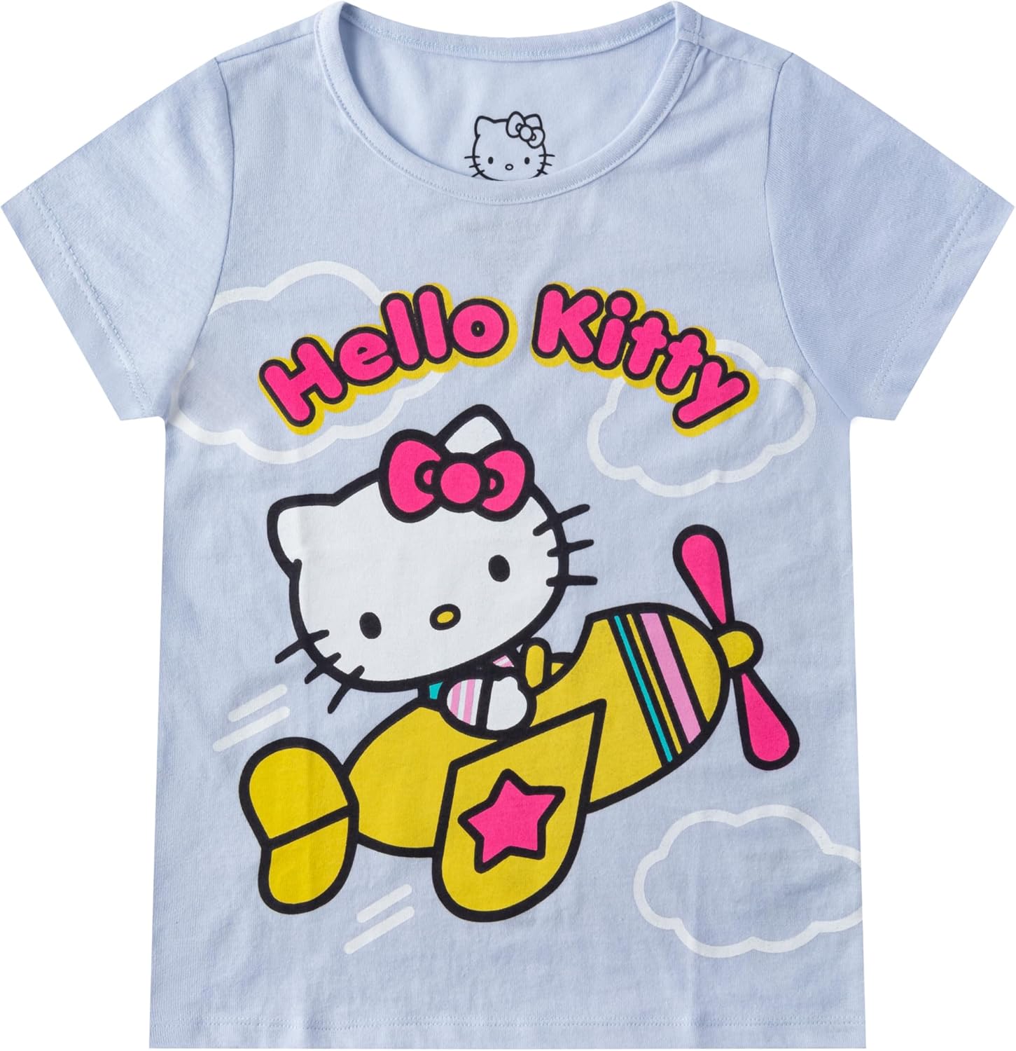 Hello Kitty Sanrio - Paquete de 4 camisetas de manga corta