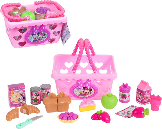 Juego de cesta de la compra de Minnie