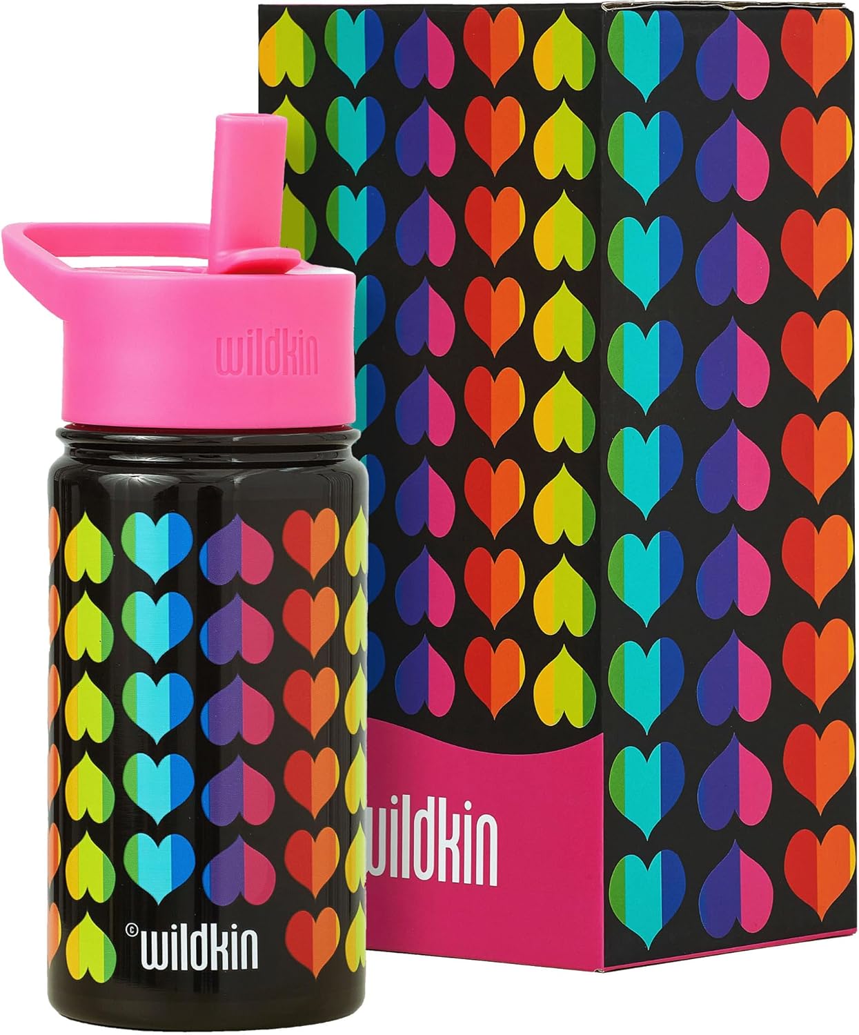 Wildkin Botella de agua de acero inoxidable 14 Onz